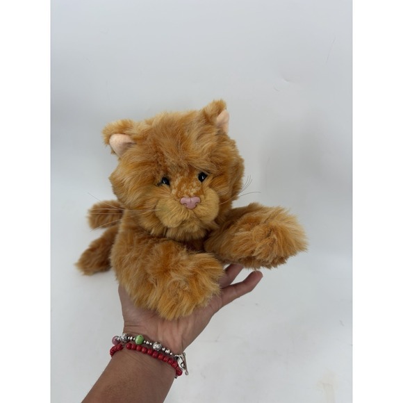 Russ Berrie Abby Ginger Tabby Plush Cat RARE HTF discontinued VTG Realistic